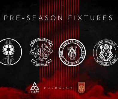 Pre Season Fixtures